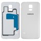 Задня кришка батареї для Samsung G900H Galaxy S5, біла