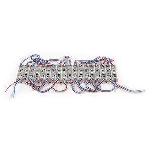Комплект LED модулів WS2811, повноколірні, 3 світлодіоди SMD5050, 75×15×4 мм, IP67, 20 шт. 