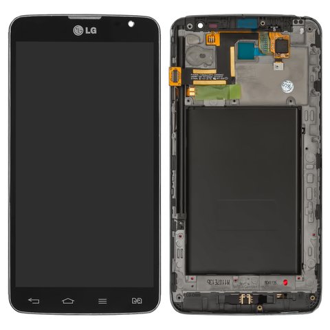 Дисплей для LG D686 G Pro Lite Dual, чорний, Original PRC 