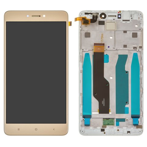 Дисплей для Xiaomi Redmi Note 4X, золотистий, Original PRC , Snapdragon, BV055FHM N00 1909_R1.0