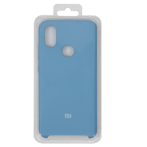 Чехол для Xiaomi Mi 6X, Mi A2, синий, Original Soft Case, силикон, azure 24 , M1804D2SG, M1804D2SI