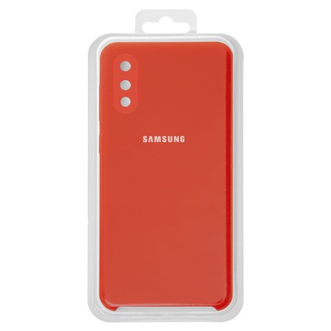 Чехол для Samsung A022F Galaxy A02, красный, Original Soft Case, силикон, red 14 