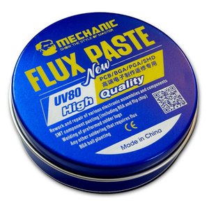 Флюс паста Mechanic UV80, безгалогена, 60 г