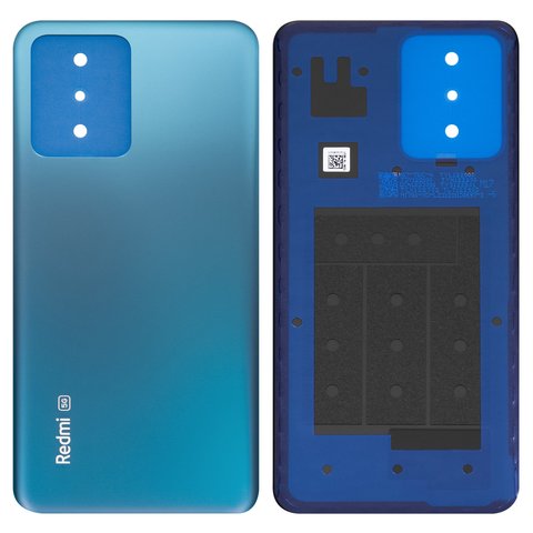 Задняя панель корпуса для Xiaomi Redmi Note 12 5G, синяя