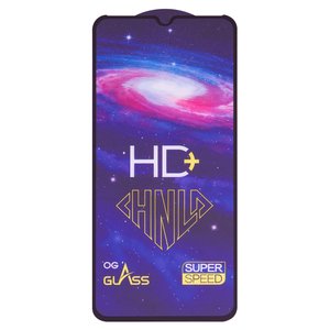 Захисне скло HD+ для Samsung A022F Galaxy A02, A032 Galaxy A03 Core, A035F Galaxy A03, A037 Galaxy A03s, A037F Galaxy A03s, 0,33 мм 9H, сумісне з чохлом, Full Glue, чорний