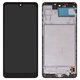 Дисплей для Samsung M515 Galaxy M51, черный, с рамкой, High Copy, с широким ободком, (OLED)