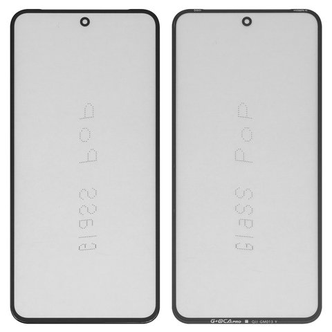 Стекло корпуса G+OCA PRO для Google Pixel 8, с OCA пленкой, черное
