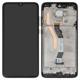 Дисплей для Xiaomi Redmi Note 8 Pro, чорний, з рамкою, High Copy, dual Sim-holder, M1906G7I, M1906G7G