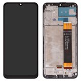 Дисплей для Samsung A235 Galaxy A23, чорний, з рамкою, High Copy