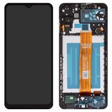 Дисплей для Samsung A047 Galaxy A04s, A136 Galaxy A13 5G, чорний, з рамкою, (Box), FPC6510