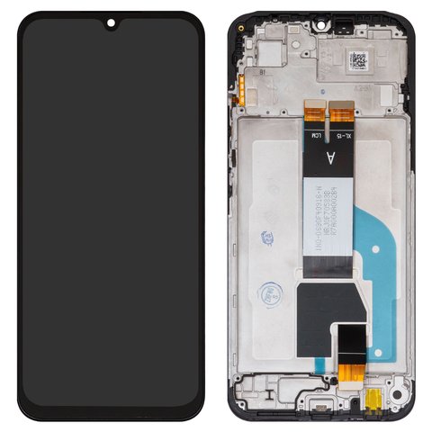 Дисплей для Xiaomi Poco C85, Redmi 15C 4G, черный, с рамкой, High Copy, 167mm, global version