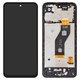 Дисплей для Tecno Spark Go 2 (KM4), черный, с рамкой, High Copy