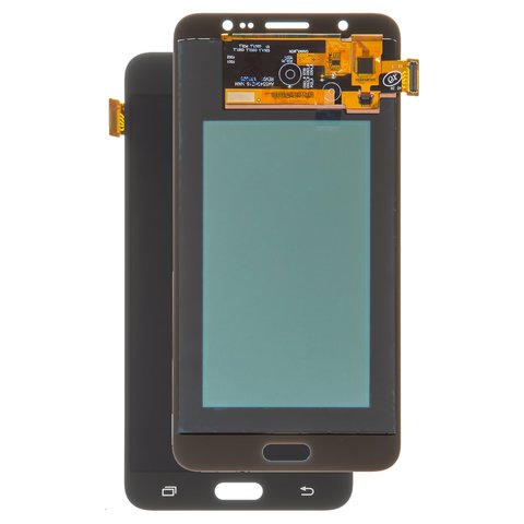 Pantalla LCD puede usarse con Samsung J710 Galaxy J7 2016 , negro, con ajuste de brillo, Best copy, sin marco, Copy, TFT 