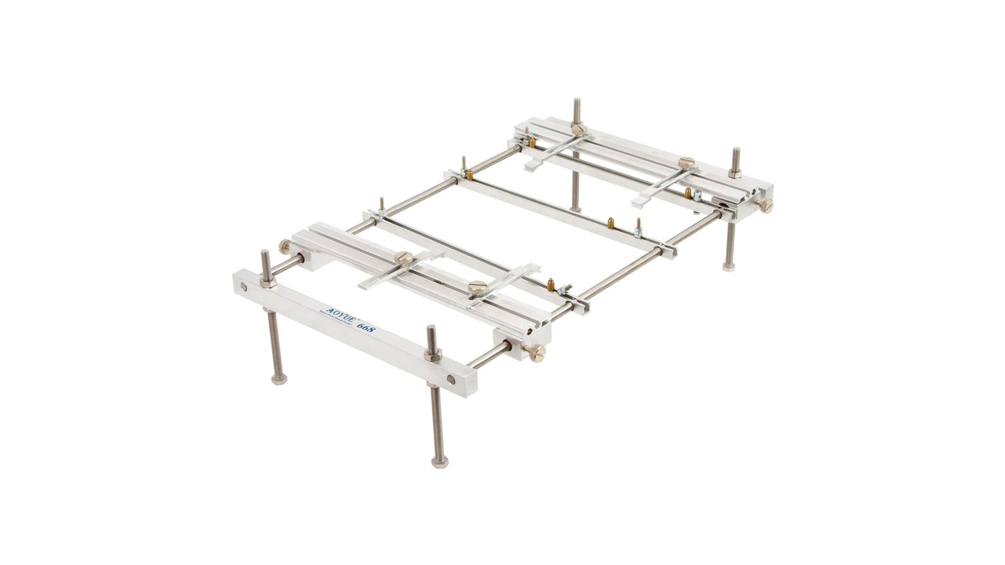 Universal Small Pcb Rework Frame Aoyue 668 Universal Pcb Holder For Si-883 Model Aoyue 668 PCB Bracket ...