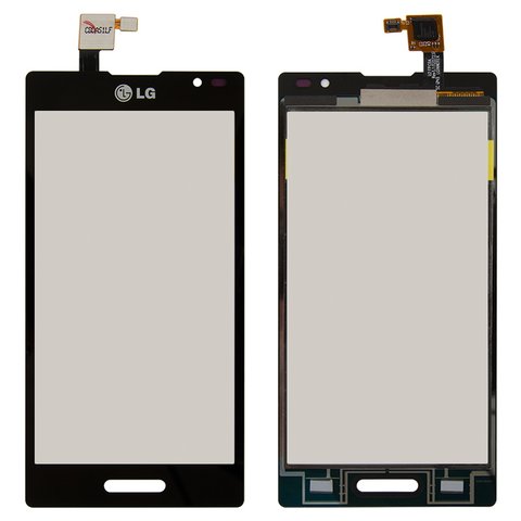 Touchscreen compatible with LG P760 Optimus L9, P765 Optimus L9, P768 Optimus L9, black 