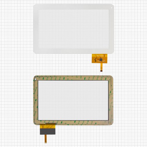 Touchscreen compatible with China Tablet PC 10,1"; Assistant AP 100, AP 101; Globex GU110A; GoClever Tab A104, white, 257 mm, 12 pin, 159 mm, capacitive, 10,1"  #OPD TPC0057 AD C 100050 1 FPC J DR10011 V2 MF 187 101F 7 YTG P10019 F2 E C10052 01 FM100901FA E C10052 01