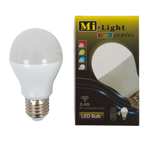 Светодиодная лампочка MiLight RGBW 6W E27 CW