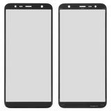 Housing Glass compatible with Samsung J415 Galaxy J4+, J610 Galaxy J6+, (black)