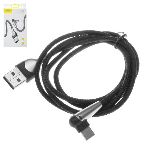 Charging Cable Baseus MVP Mobile Game, USB type A, USB type C, 100 cm, 3 A, black  #CATMVP D01
