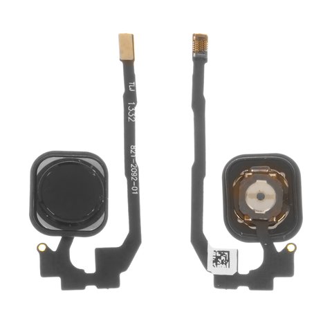 Cable flex puede usarse con iPhone 5S, iPhone SE, de botón HOME, negro, con plástico, AAA