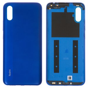 Panel trasero de carcasa puede usarse con Xiaomi Redmi 9A, Redmi 9AT, azul, con botones laterales, M2006C3LG, M2006C3LI, M2006C3LC