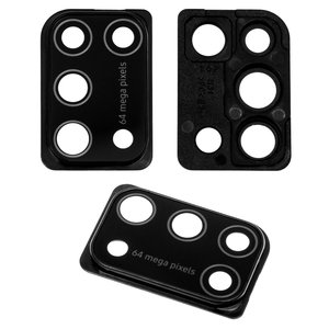 Camera Lens compatible with Samsung M315 Galaxy M31, black, with frames 