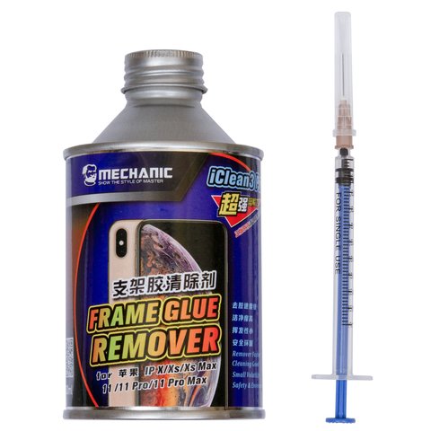 Limpiador Mechanic iClean 3 Pro, para despegar panel trasero, para desmontar marcos, 300 ml