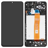 Дисплей для Samsung A047 Galaxy A04s, черный, с рамкой, Original (PRC), A047F_REV0.1