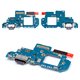Flat Cable compatible with Samsung A546 Galaxy A54 5G, (charge connector, with microphone, charging board)
