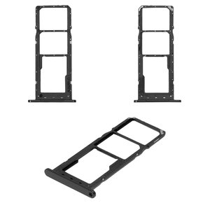 SIM Card Holder compatible with Samsung A145 Galaxy A14, black 