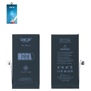 Battery Deji compatible with Apple iPhone 13, Li ion, 3.84 V, 3510 mAh, High Capacity, original IC 