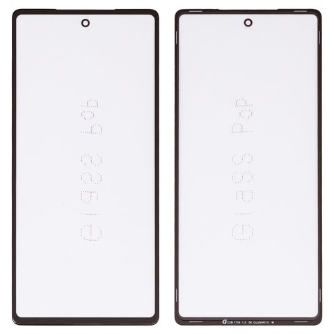 Housing Glass G+OCA PRO compatible with Google Pixel 6a, with OCA film, black 