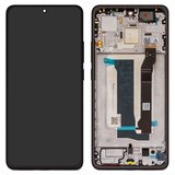 LCD compatible with Xiaomi Poco X7 Pro, (black, with frame, Original (PRC), 2412DPC0AG, 2412DPC0AI)