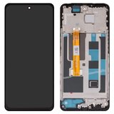 LCD compatible with Realme 13 5G, (black, with frame, Original (PRC), RMX3951, DI0672BI08)