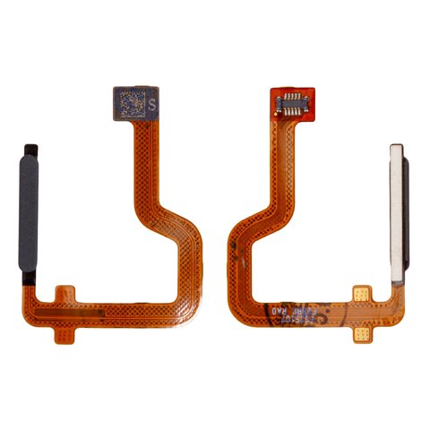 Flat Cable compatible with Motorola Moto G14 PAYF0010IN, Moto G24 Power, dark blue, with fingerprint scanner Touch ID  