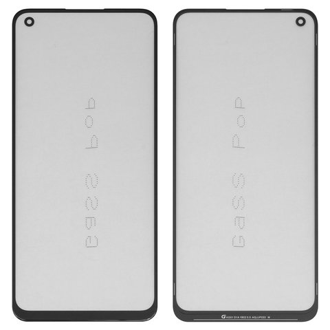 Housing Glass G+OCA PRO compatible with Realme 9 Pro plus, with OCA film, black 
