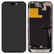 Pantalla LCD puede usarse con iPhone 14 Pro, negro, con marco, AAA, (TFT), ZY, LTPS FHD