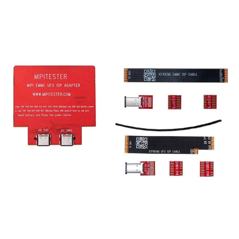 Adaptador MiPi Tester eMMC / UFS ISP para MiPi Tester Mini / Gear 2 (v2 ...