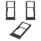 Sujetador de tarjeta SIM puede usarse con Xiaomi Redmi 15 4G, Redmi 15 5G, negro, midnight black