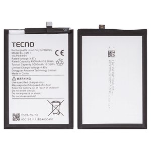 Battery BL 49MT compatible with Tecno Camon 19 Pro, Camon 19 Pro 5G, Li Polymer, 3.87 V, 5000 mAh, Original PRC  