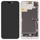 Pantalla LCD Wextom puede usarse con iPhone 15 Pro Max, negro, con marco, HC, sin error, (OLED) soft, Diagnosable, 120Hz