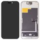 Pantalla LCD JCID puede usarse con iPhone 15 Pro, negro, con marco, HC, sin error, (OLED) soft, Diagnosable, 120Hz