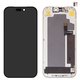 Pantalla LCD puede usarse con iPhone 17 Pro, negro, con marco, HC, (OLED), GX OEM hard