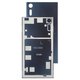 Housing Back Cover compatible with Sony F8332 Xperia XZ, (dark blue)