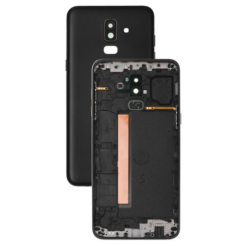 Housing Back Cover compatible with Samsung J810 Galaxy J8 2018 , black 