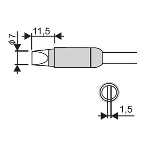 Soldering Iron Tip Goot RX 85HRT 7D