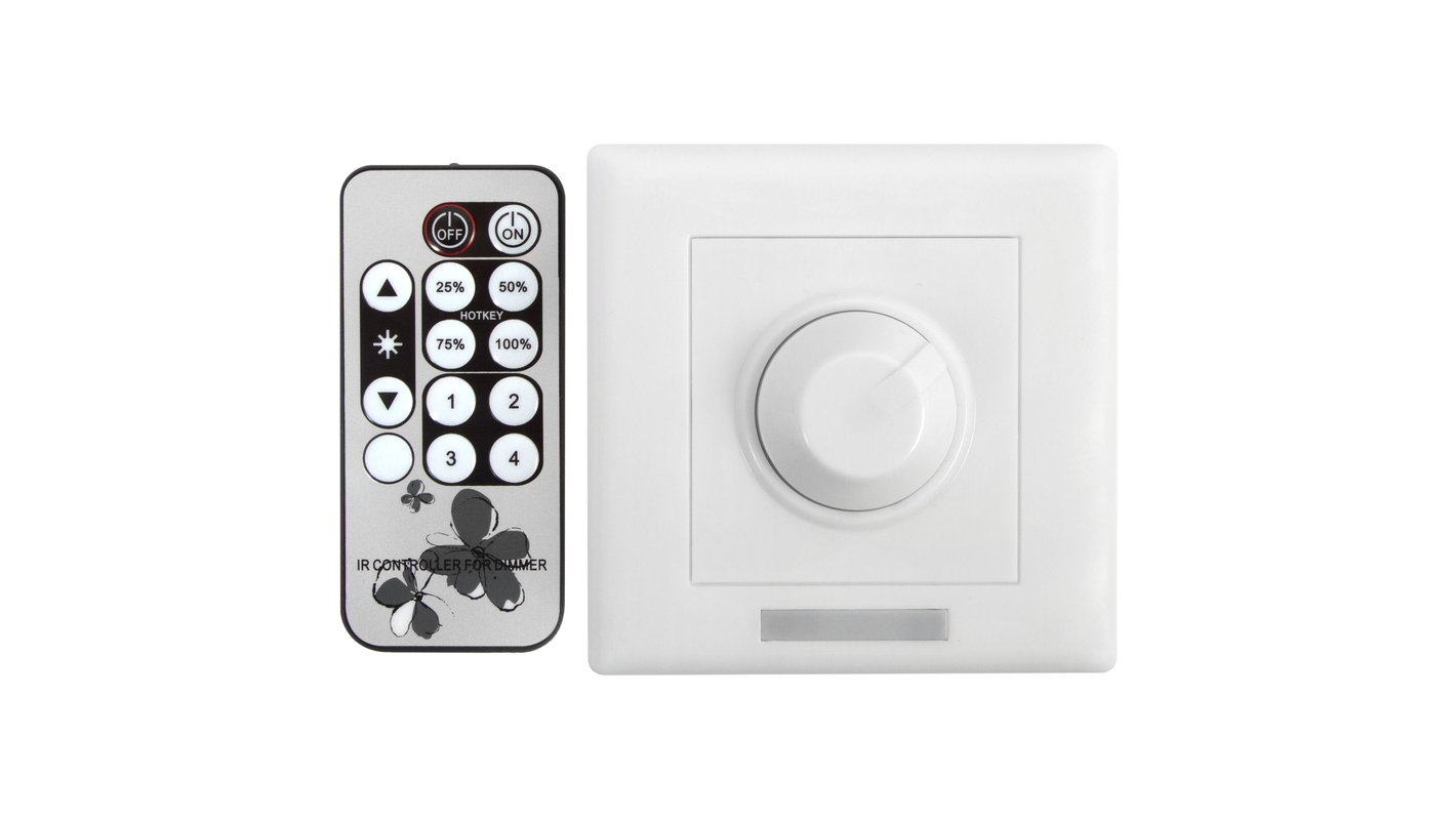Buitenshuis Samengroeiing optocht PWM Signal Dimmer with IR Remote Control ETH-8006 - GsmServer