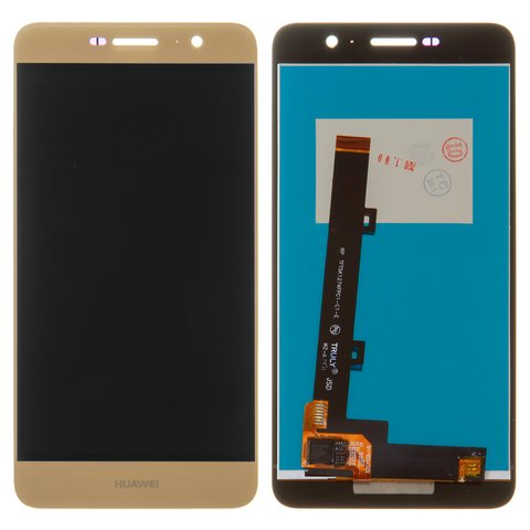 LCD compatible with Huawei Honor 4C, golden, without frame, High Copy, CHM U01 