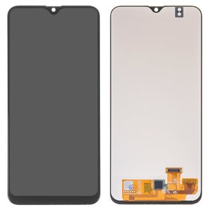 LCD compatible with Samsung A205 Galaxy A20, A205F DS Galaxy A20, M107F DS Galaxy M10s, black, without frame, High Copy, OLED  