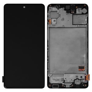 Дисплей для Samsung M317 Galaxy M31s, черный, с рамкой, Original PRC 